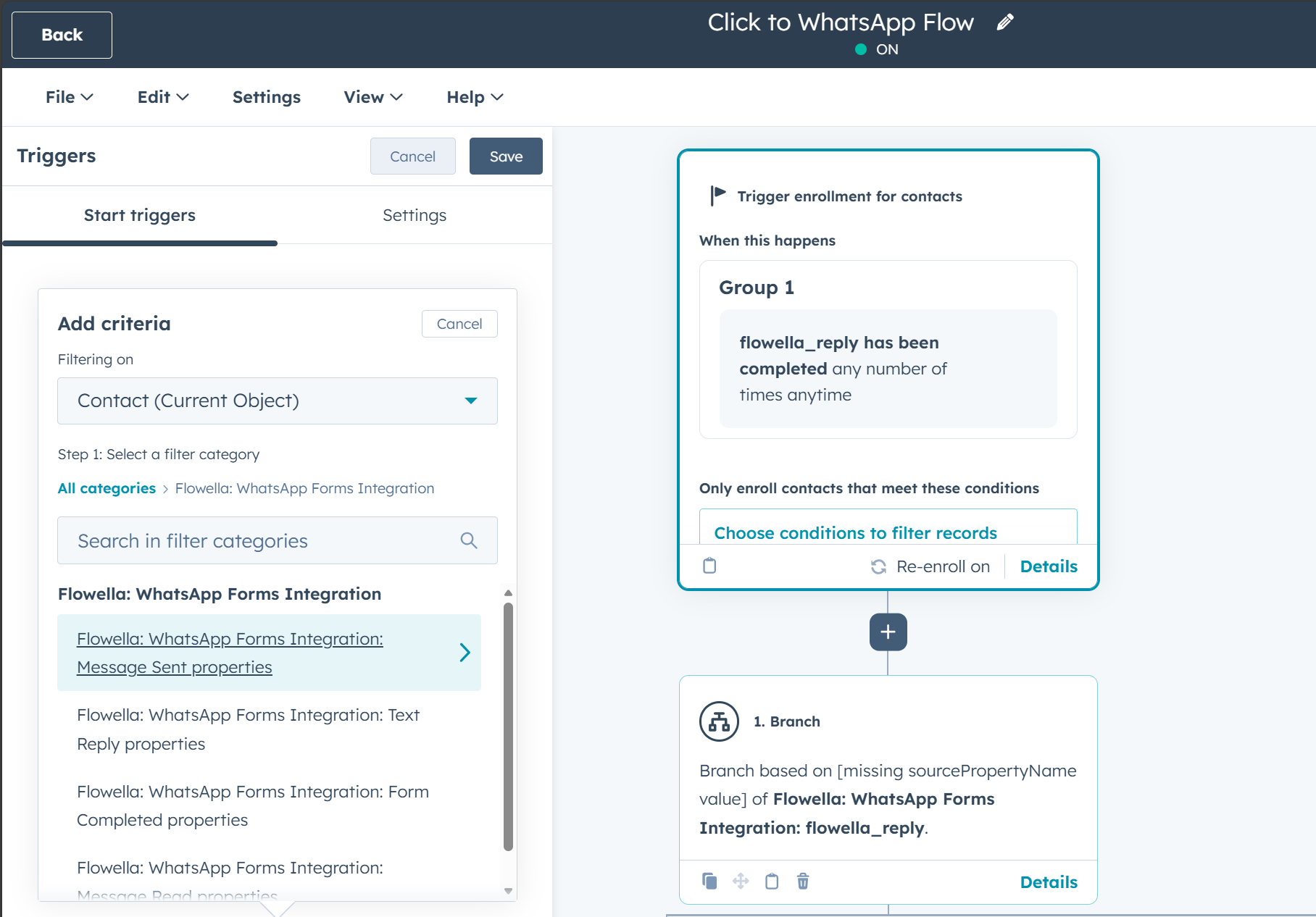 HubSpot Workflow - App Events