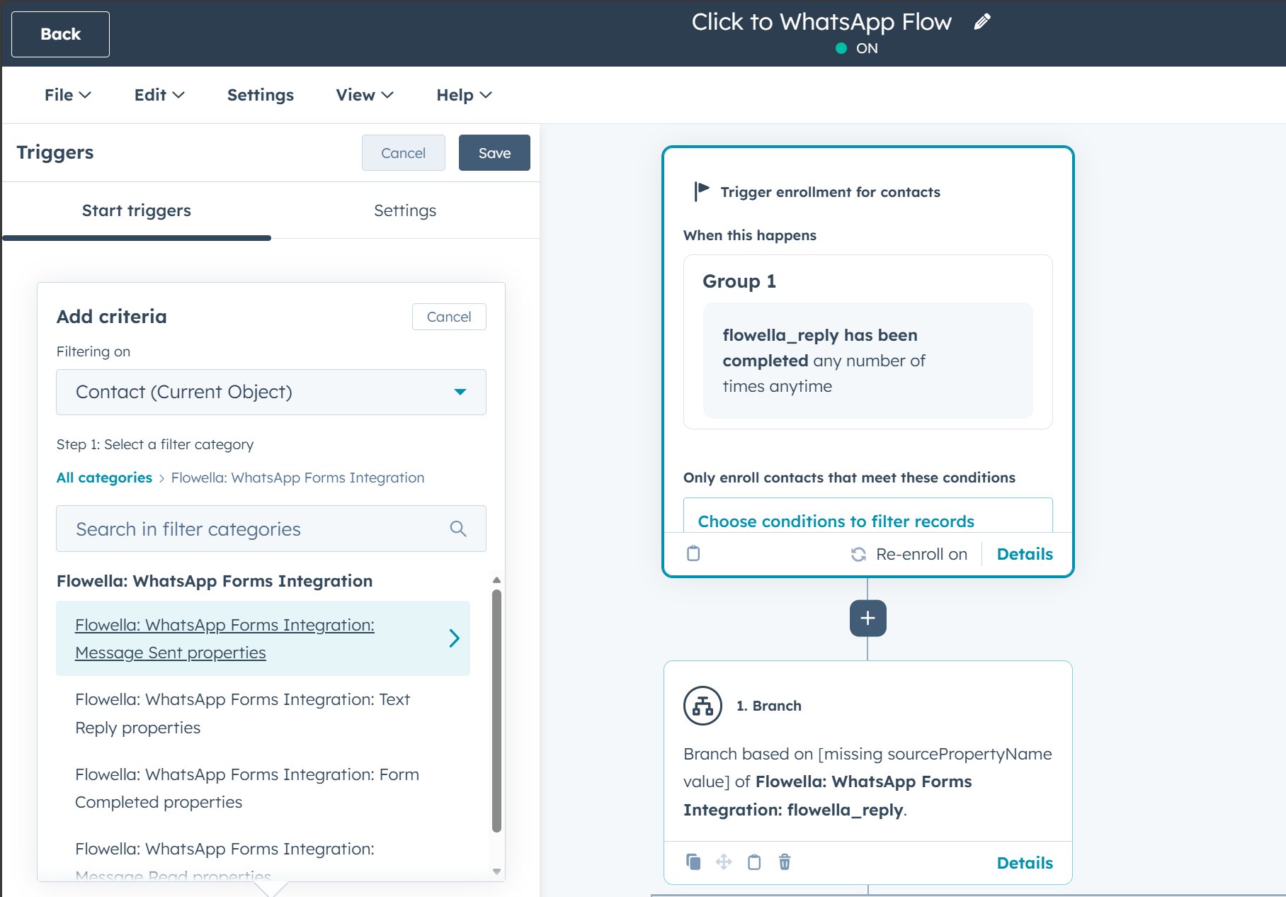HubSpot Workflow - App Events