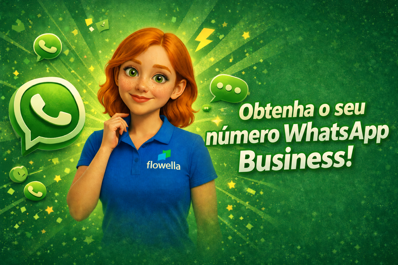 Diagrama que explica como solicitar um número verificado do WhatsApp Business para a sua empresa