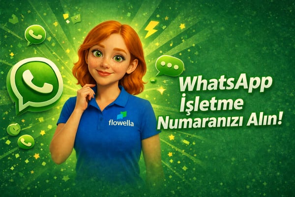 Şirketiniz için doğrulanmış bir WhatsApp Business numarasını nasıl alacağınızı gösteren şema