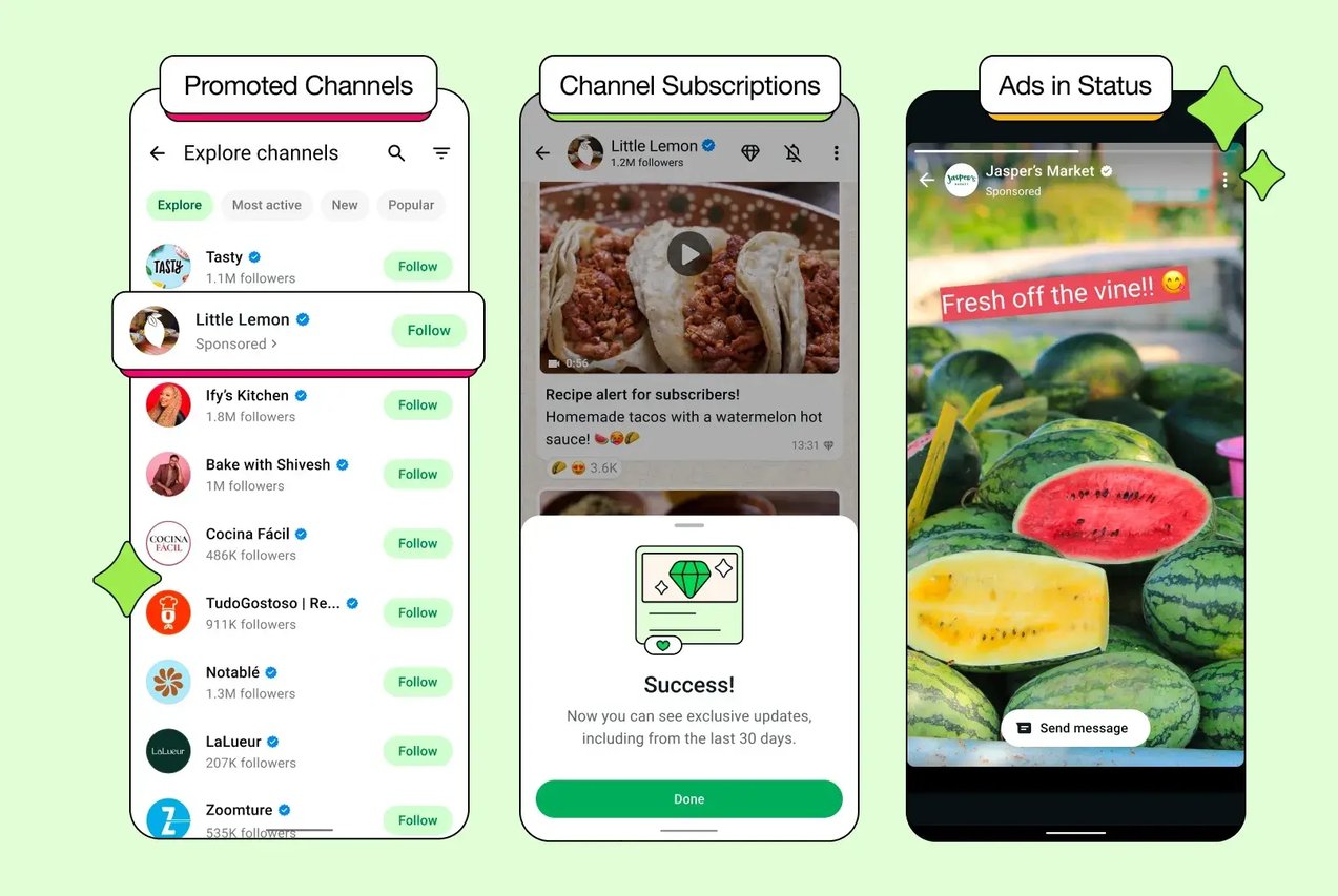 Meta Ads creative leading customers from Facebook and Instagram into a WhatsApp conversation